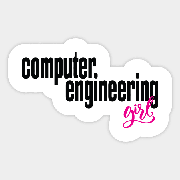 Computer Engineering Girl Sticker by ProjectX23